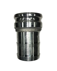 4" Aluminum Adapter X Hose Shank, Undersized