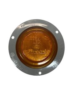 2.5" 10 Series, LED, Yellow Round, 2 Diode, Marker Clearance Light