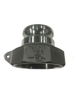 3" Aluminum Adapter X 4" Female Thread