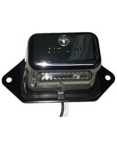 296 Led License Light, Chrome